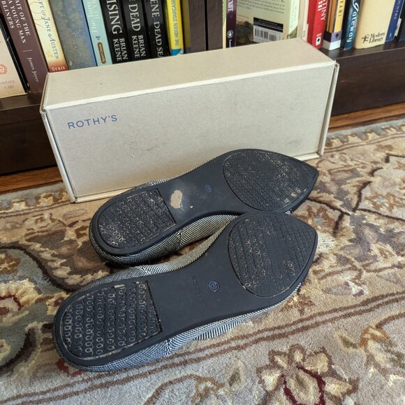 Rothys The Point in Grey Mist Capstone - Size 10.5 - Picture 6 of 16